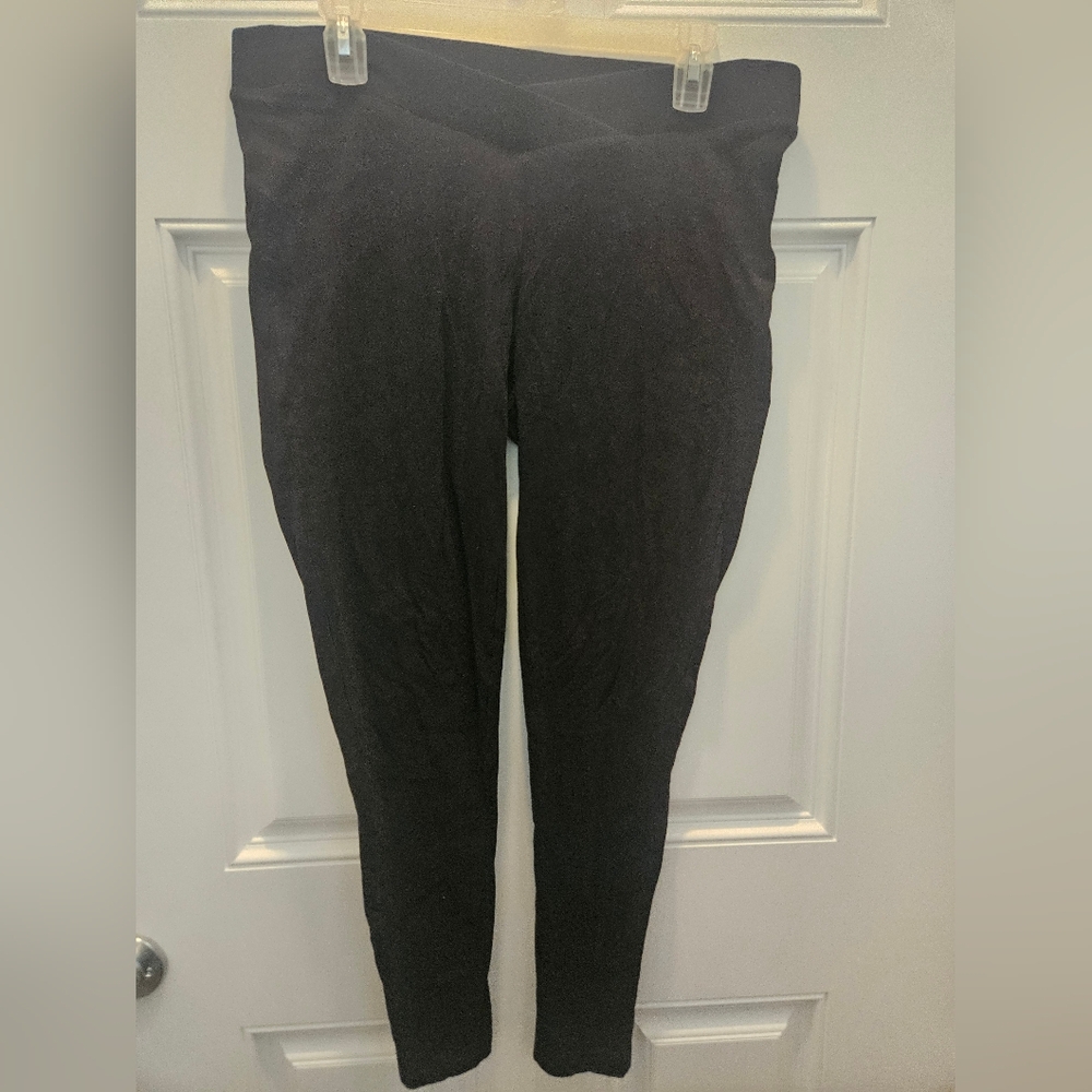 BumpStart Midnight Black Maturnity Leggings Medium